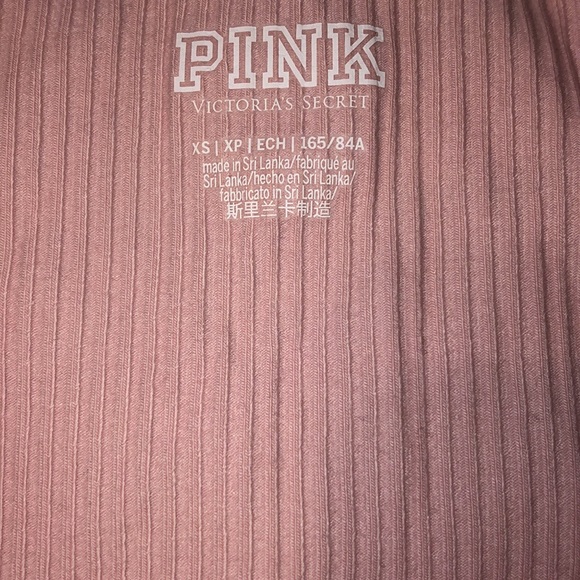 PINK Victoria’s Secret Pink Ribbed bodysuit - Picture 4 of 4